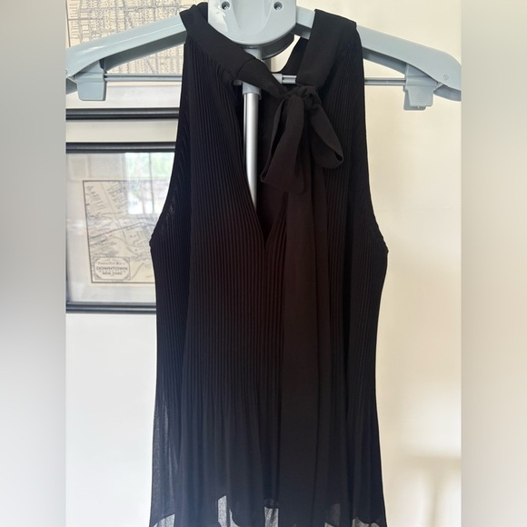 1. State Black Accordion Halter Top, Size Small - Picture 4 of 4